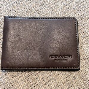 COACH CARD HOLDER brown
